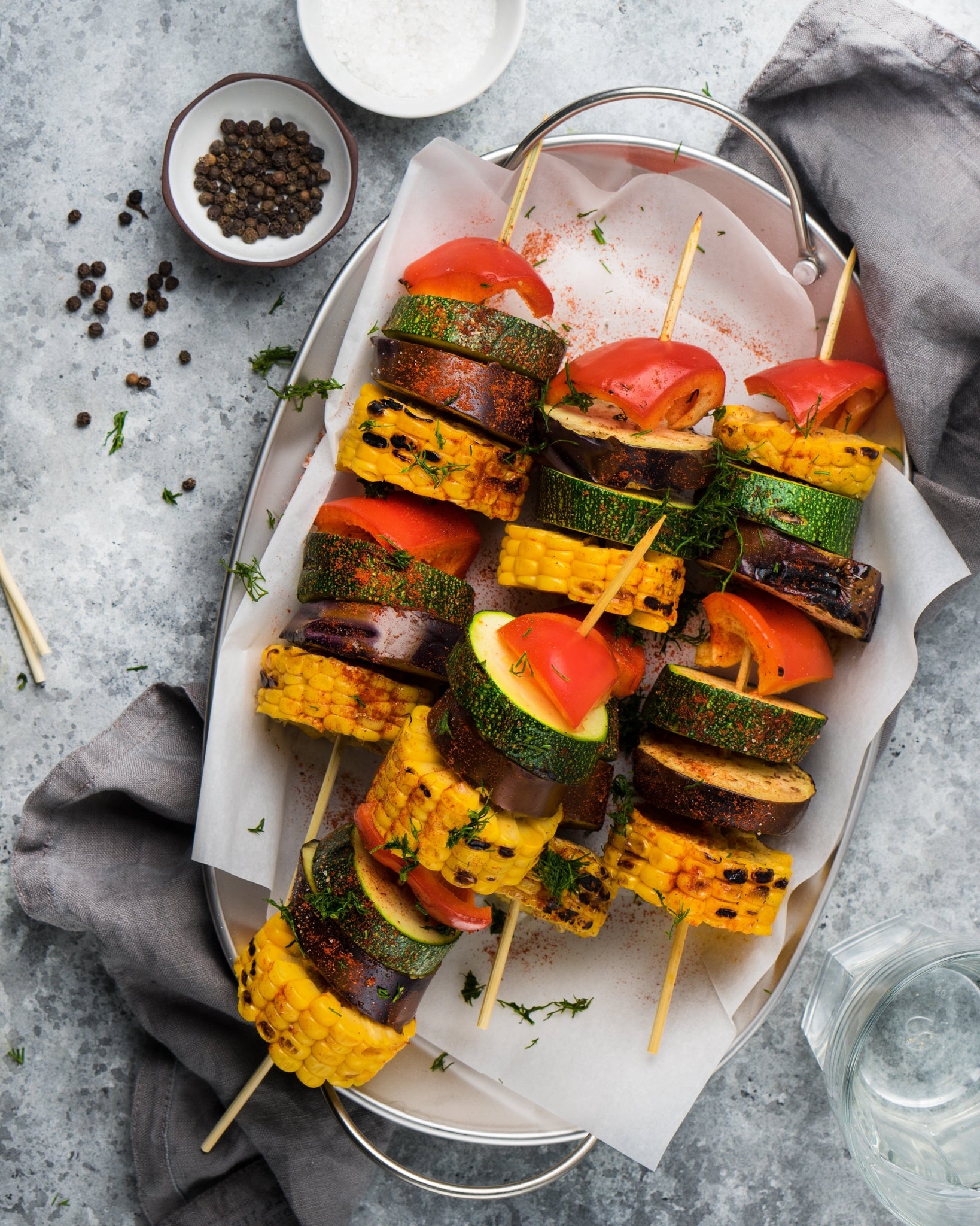 Anticuchos vegetarianos
