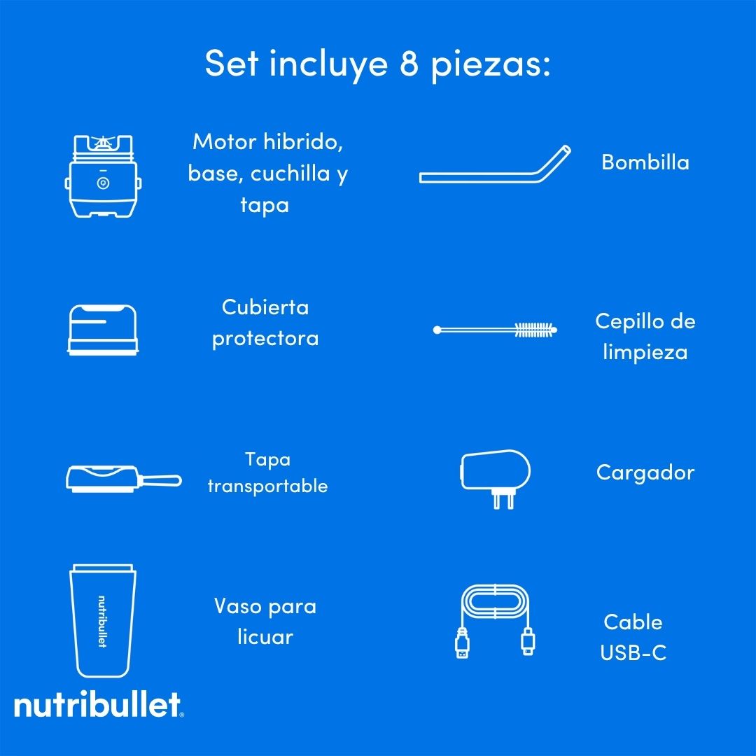Licuadora Portátil nutribullet Flip