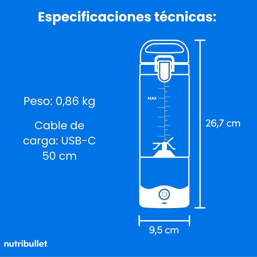 Licuadora Portatil nutribullet Portable Blender